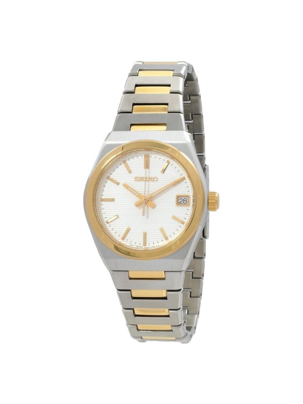 NWT Seiko Essentials Quartz White Dial Ladies Watch